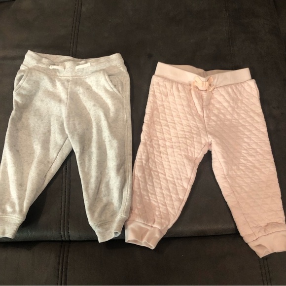 Pink and Grey Oshkosh Sweatpants Size 18 Months - Picture 1 of 11